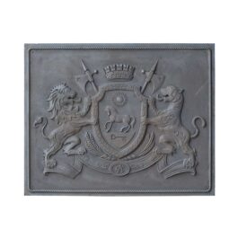 Gusseisenplatte dekorierte „Königlichen Hauses“ für den kamin – CM. 100X80