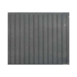 Kannelierte Schornsteinplatte aus Gusseisen – Abmessungen cm 70 x 50 h x 1 (dicke)