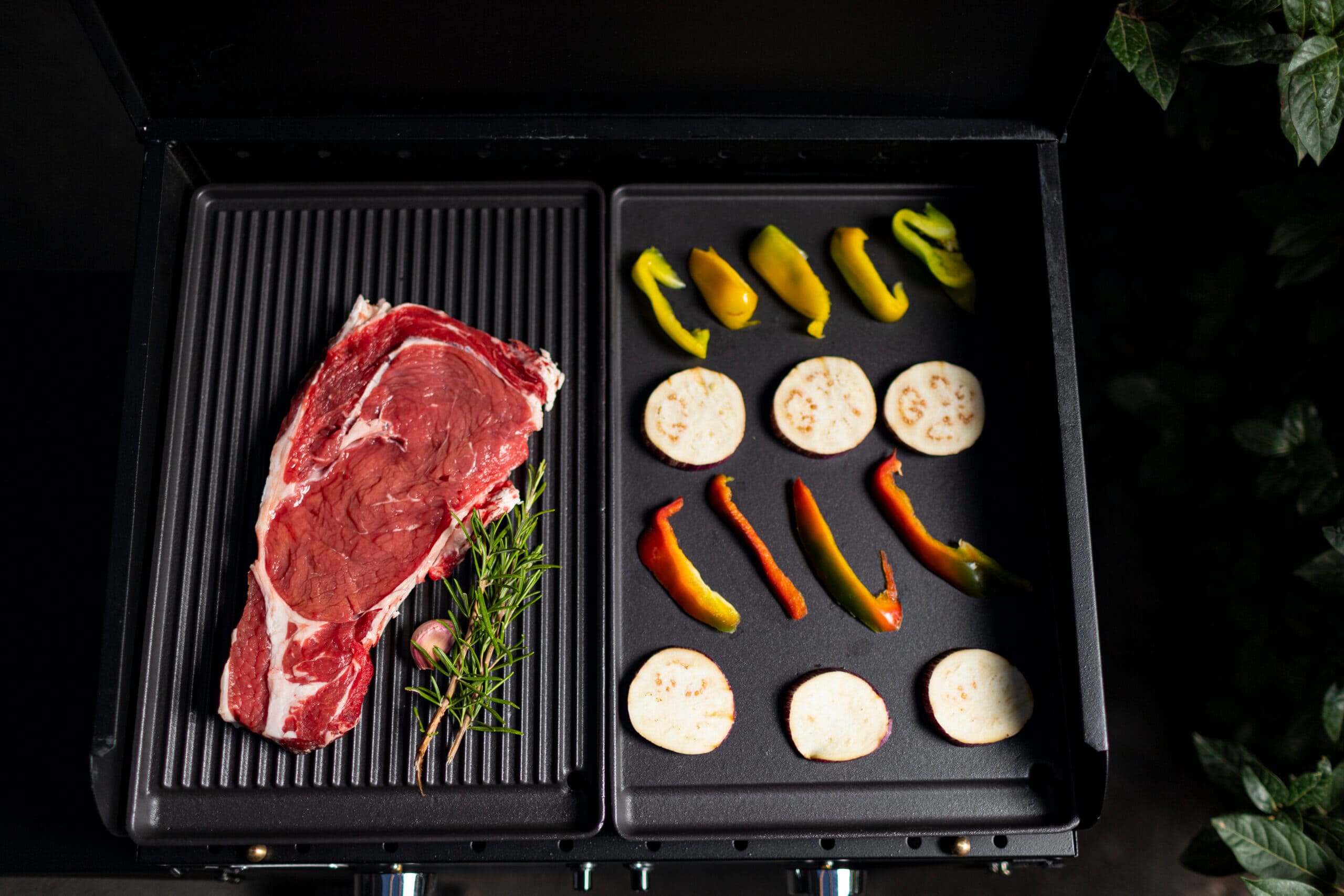 Gusseisen Grillplatte emailliert