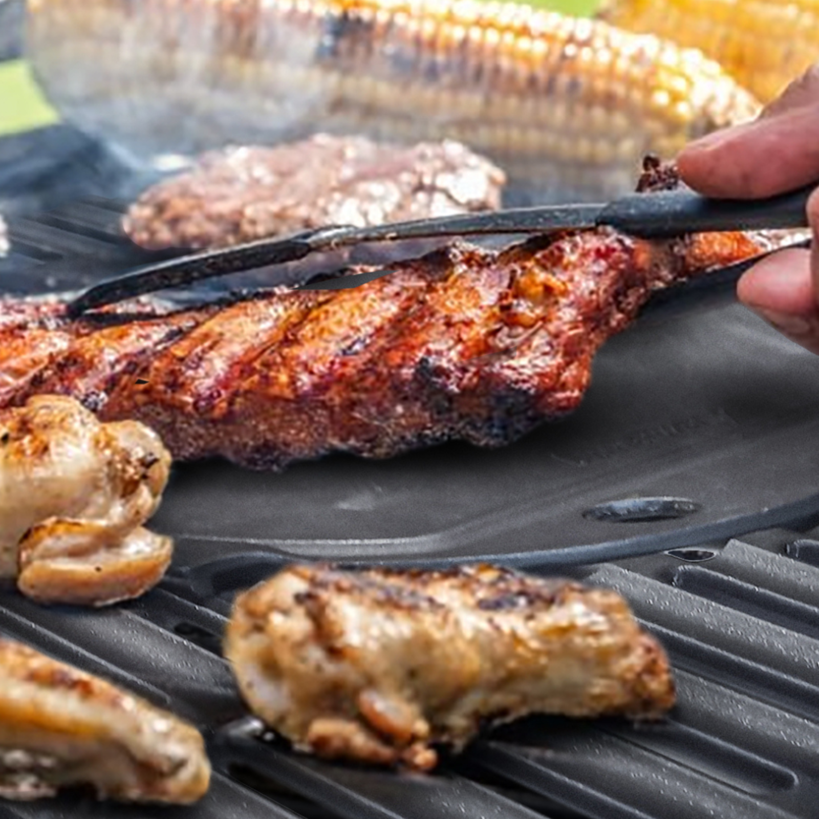 Grill im Einsatz