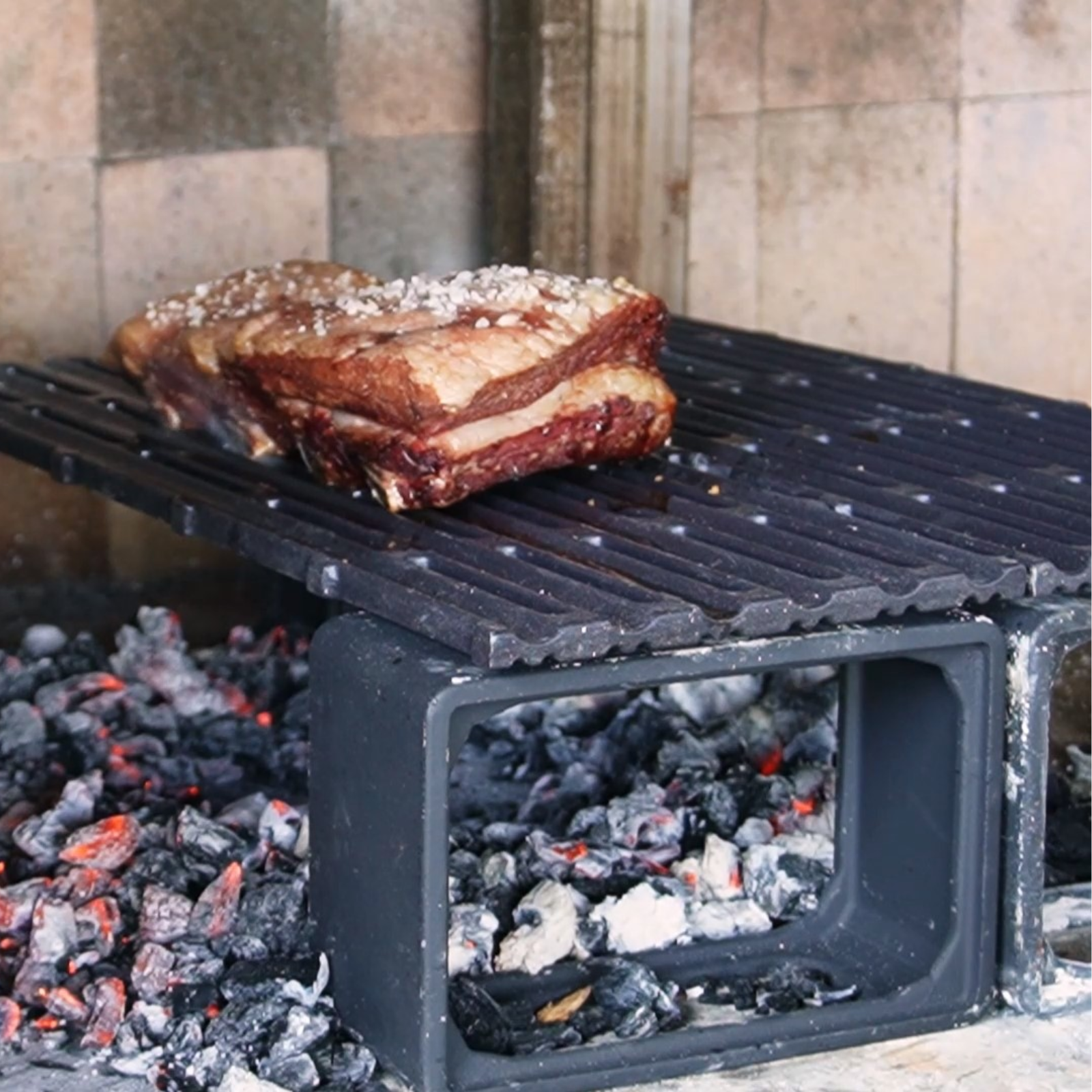 Grill im Einsatz